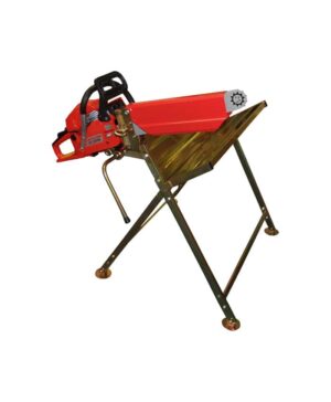 Log Horse with Chainsaw Holder