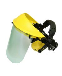 Face Shield with Ear Muffs & Clear Visor